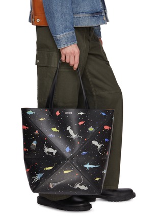 LOEWE | x Suna Fujita Extra Large Puzzle Fold Leather Tote Bag