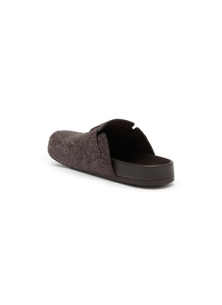 - LOEWE - Ease Buckle Brushed Suede Mules