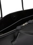 Detail View - Click To Enlarge - ALAÏA - Le Teckel Grained Leather Tote Bag