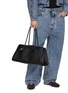 Figure View - Click To Enlarge - ALAÏA - Le Teckel Grained Leather Tote Bag