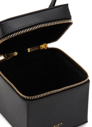 Detail View - Click To Enlarge - ALAÏA - Cube Leather Vanity Bag