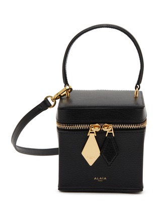 Main View - Click To Enlarge - ALAÏA - Cube Leather Vanity Bag