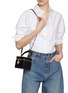 Figure View - Click To Enlarge - ALAÏA - Cube Leather Vanity Bag