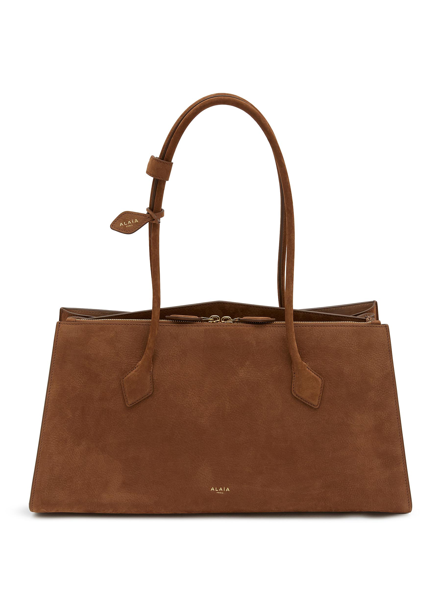 ALAÏA | Medium Le Teckel Nubuck Leather Tote Bag | Women ALAÏA | Medium Le Teckel Nubuck Leather Tote Bag | Women