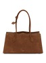 Main View - Click To Enlarge - ALAÏA - Medium Le Teckel Nubuck Leather Tote Bag
