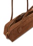 Detail View - Click To Enlarge - ALAÏA - Medium Le Teckel Nubuck Leather Shoulder Bag