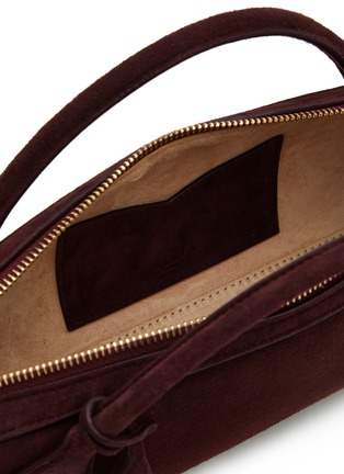 Detail View - Click To Enlarge - ALAÏA - Le Teckel Suede Clutch Bag