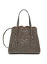 Main View - Click To Enlarge - ALAÏA - Mina 25 Vienna Perforated Leather Tote Bag