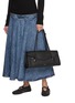 Figure View - Click To Enlarge - ALAÏA - Le Teckel Grained Leather Shoulder Bag