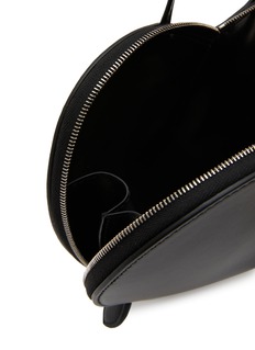 ショルダーバッグ・ポシェット Alaia Le Coeur Suede And Leather Shoulder Bag ALAÏA BLACK LE CŒUR BAG IN STRASS SUEDE GOATSKIN | ALAÏA ID