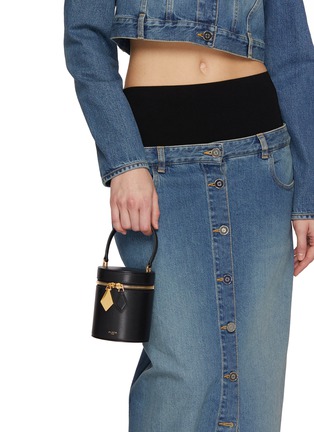 Front View - Click To Enlarge - ALAÏA - Cylindre Leather Vanity Bag
