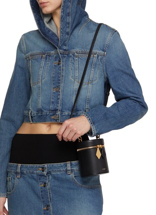 Figure View - Click To Enlarge - ALAÏA - Cylindre Leather Vanity Bag