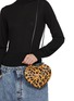 Figure View - Click To Enlarge - ALAÏA - Le Coeur Leopard Print Haircalf Leather Crossbody Bag