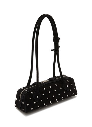 Detail View - Click To Enlarge - ALAÏA - Small Le Teckel Suede Shoulder Bag
