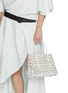 Figure View - Click To Enlarge - ALAÏA - Mina 25 Vienna Perforated Leather Tote Bag