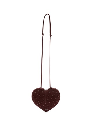 Main View - Click To Enlarge - ALAÏA - Le Coeur Suede Crossbody Bag