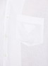  - PRADA - Logo Patch Pocket Linen Shirt
