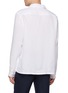 Back View - Click To Enlarge - PRADA - Logo Patch Pocket Linen Shirt