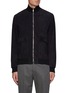 Main View - Click To Enlarge - VALSTAR - Reversible Waterproof Suede Nylon Bomber Jacket