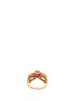 Figure View - Click To Enlarge - MELLERIO - Diamond ruby 18k gold cutout ring
