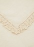 Detail View - Click To Enlarge - ONCE MILANO - Short Fringe Tablecloth — Cream