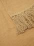 Detail View - Click To Enlarge - ONCE MILANO - Long Fringe Tablecloth — Hay