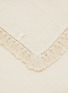 Detail View - Click To Enlarge - ONCE MILANO - Short Fringe Napkin Set — Cream