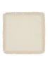 Main View - Click To Enlarge - ONCE MILANO - Short Fringe Napkin Set — Cream