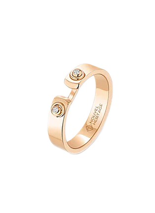 Detail View - Click To Enlarge - NOUVEL HÉRITAGE - Mood Monday Morning 18K Gold Ring — EU 52