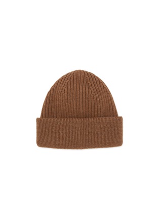 Figure View - Click To Enlarge - LOEWE - Logo Embroidered Wool Beanie