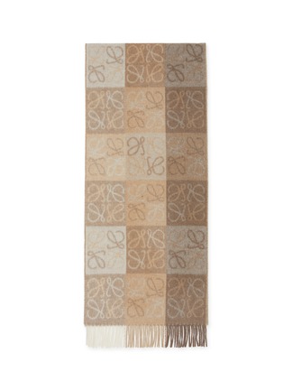 Main View - Click To Enlarge - LOEWE - Anagram Wool Cashmere Scarf