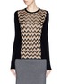 Main View - Click To Enlarge - RAG & BONE - 'Elaine' chevron knit front sweater