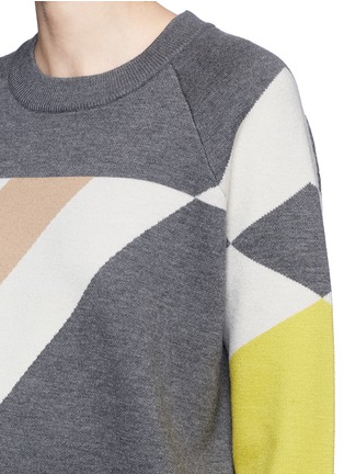 Detail View - Click To Enlarge - RAG & BONE - 'Hilary' abstract colourblock sweater
