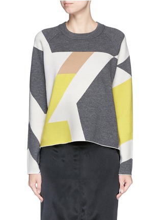 Main View - Click To Enlarge - RAG & BONE - 'Hilary' abstract colourblock sweater