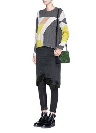 Figure View - Click To Enlarge - RAG & BONE - 'Hilary' abstract colourblock sweater