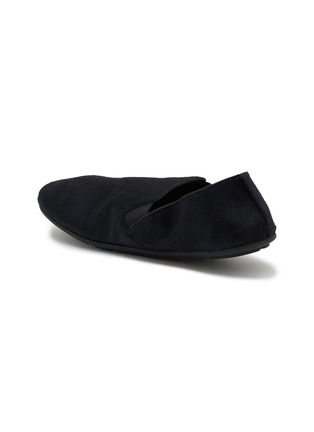 Detail View - Click To Enlarge - THE ROW - Vincit Pony Hair Slip On Flats