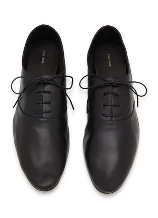 Figure View - Click To Enlarge - THE ROW - Awar Lace Up Leather Derby Shoes