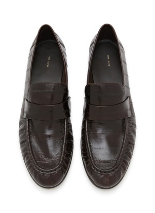 Figure View - Click To Enlarge - THE ROW - Eel Leather Loafers