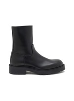 THE ROW NOBILIS ブーツ Nobilis Riding Boot Brown in Leather – The Row