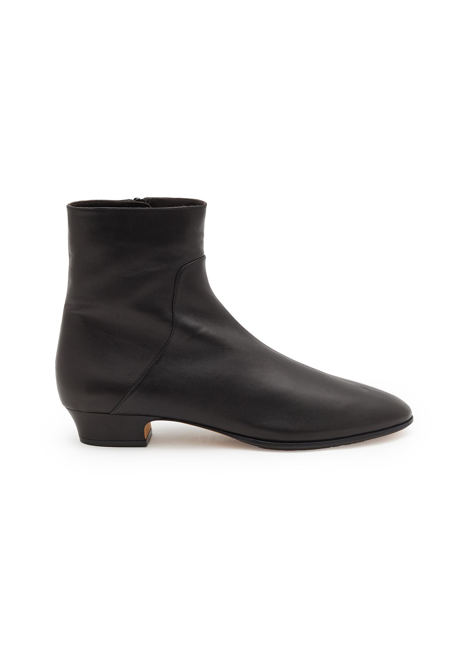 THE ROW | Awar 25 Leather Ankle Boots | Women | Lane Crawford