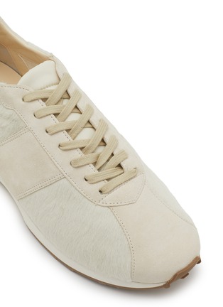 Detail View - Click To Enlarge - THE ROW - Mica Suede Ponyhair Leather Women's Sneakers