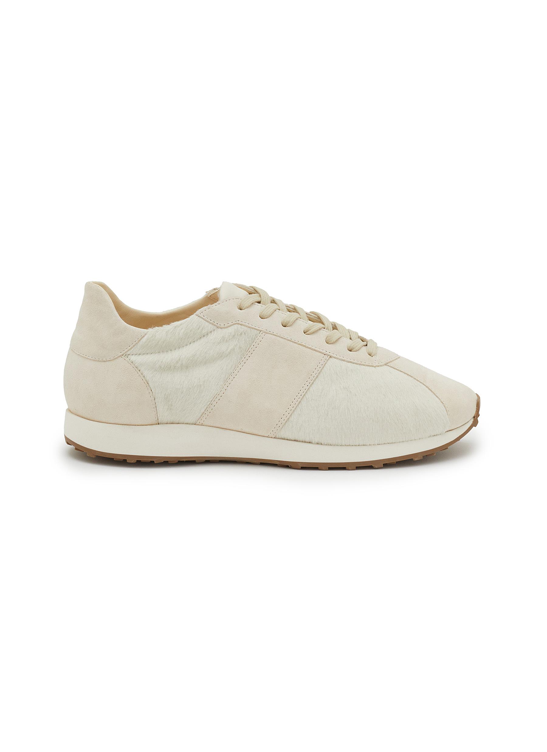 THE ROW | Mica Suede Ponyhair Leather Women's Sneakers