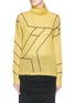 Main View - Click To Enlarge - RAG & BONE - 'Sonya' abstract stitch turtleneck sweater