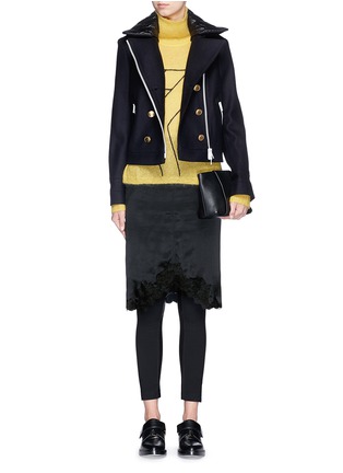 Figure View - Click To Enlarge - RAG & BONE - 'Sonya' abstract stitch turtleneck sweater
