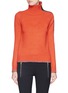 Main View - Click To Enlarge - RAG & BONE - 'Sarah' cashmere-wool side zip turtleneck sweater