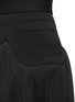 Detail View - Click To Enlarge - ALEXANDER WANG - Perforated accordion pleat skirt