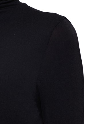 Detail View - Click To Enlarge - ELIZABETH AND JAMES - 'Lana' turtleneck split jersey maxi dress