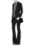Figure View - Click To Enlarge - ELIZABETH AND JAMES - 'Embry' textured stretch blazer