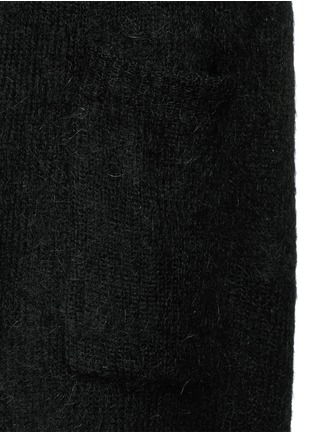 Detail View - Click To Enlarge - ELIZABETH AND JAMES - Brushed mohair knit long cardigan