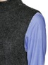 Detail View - Click To Enlarge - ELIZABETH AND JAMES - Brushed mohair knit mock turtleneck tunic top
